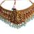 Gold plated laxmi choker set