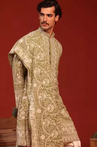 Mrityunjay mehandi kurta set