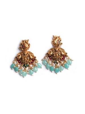 Gold plated laxmi choker set 4