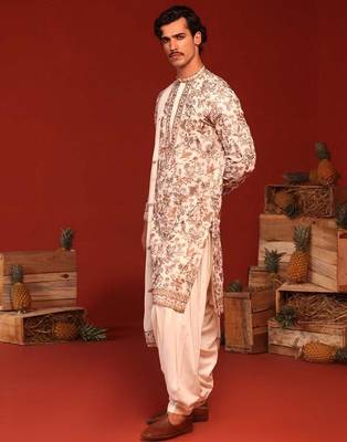 Sarang ivory kurta set 5