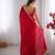 Red fendy satin saree