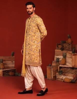 Vardhan haldi kurta set 3
