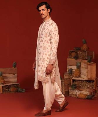 Vatsal ivory kurta set 5