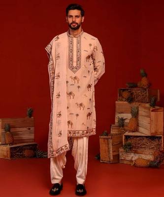 Aadrit pink kurta set 1
