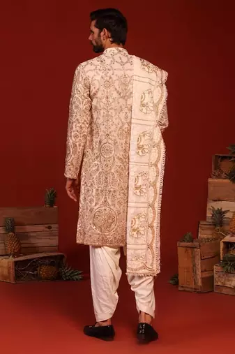Shubh ivory kurta set