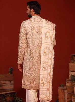 Shubh ivory kurta set 4
