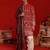 Kush wine kurta set