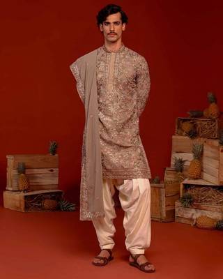 Shaurya grey kurta set 1