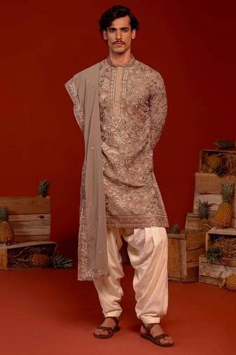 Shaurya grey kurta set