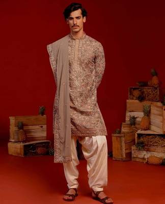 Shaurya grey kurta set 2