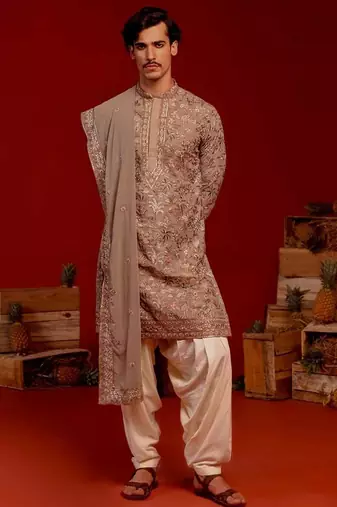 Shaurya grey kurta set
