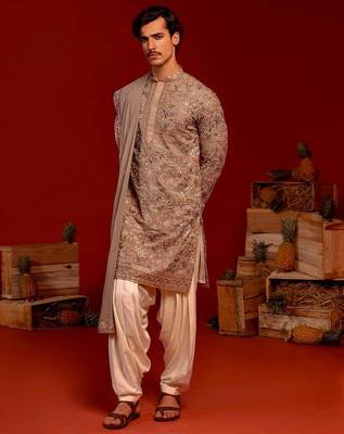 Shaurya grey kurta set 3