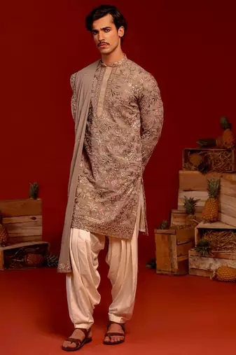 Shaurya grey kurta set