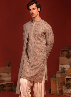Shaurya grey kurta set 4