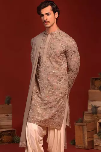 Shaurya grey kurta set