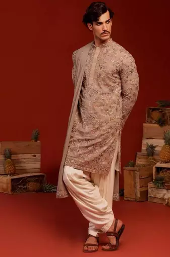 Shaurya grey kurta set
