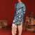 Samar teal blue kurta set