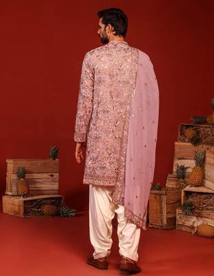 Mayur mauve purple kurta set 4