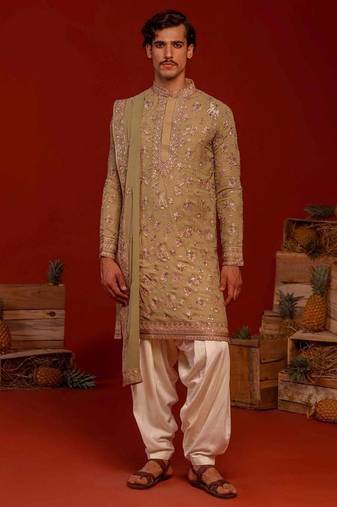 Neel mehandi kurta set
