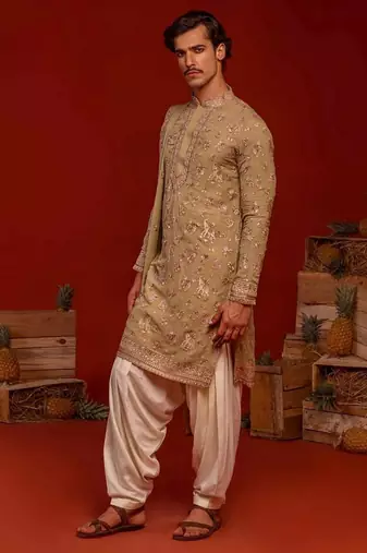 Neel mehandi kurta set