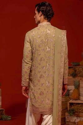 Neel mehandi kurta set 3
