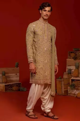 Neel mehandi kurta set