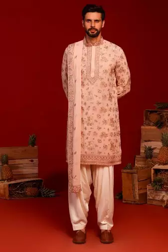 Sainya pink kurta set