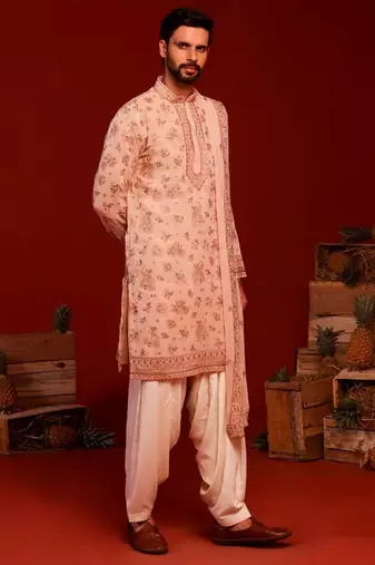 Sainya pink kurta set