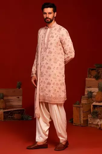 Sainya pink kurta set