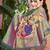 Pink kanjivaram silk blend zari woven saree