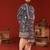 Charvik royal blue kurta set