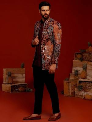 Samir wine jodhpuri set 4