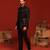 Anmay black jodhpuri set