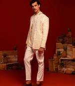 Sampat cream jodhpuri set