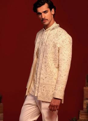 Sampat cream jodhpuri set 2