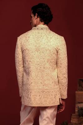 Sampat cream jodhpuri set 3