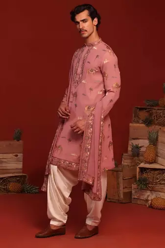 Akshaj mauve Pink kurta set