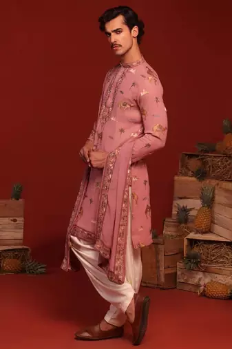 Akshaj mauve Pink kurta set