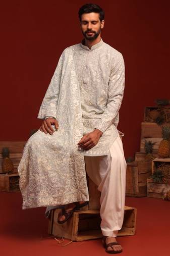 Bhavik Off White kurta set