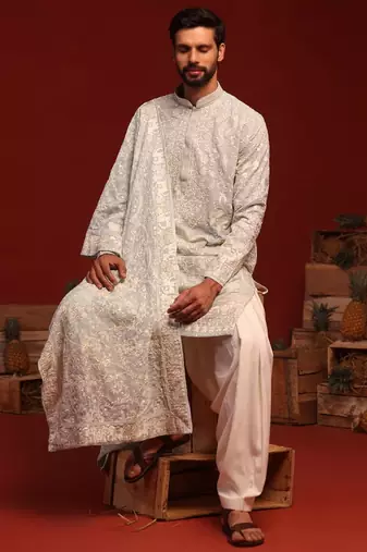 Bhavik Off White kurta set