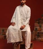 Bhavik Off White kurta set