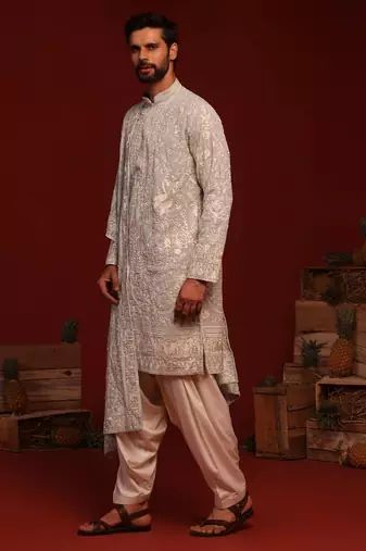 Bhavik Off White kurta set