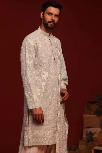 Bhavik Off White kurta set