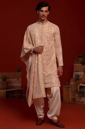 Adith pink kurta set