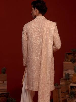 Adith pink kurta set 3