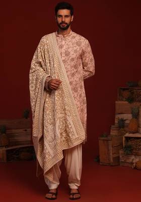 Tanvik pink kurta set 1