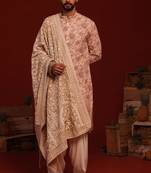 Tanvik pink kurta set