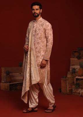Tanvik pink kurta set 2