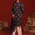 Tanvith navy blue kurta set