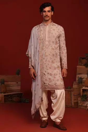 Maitreya sky Beige kurta set